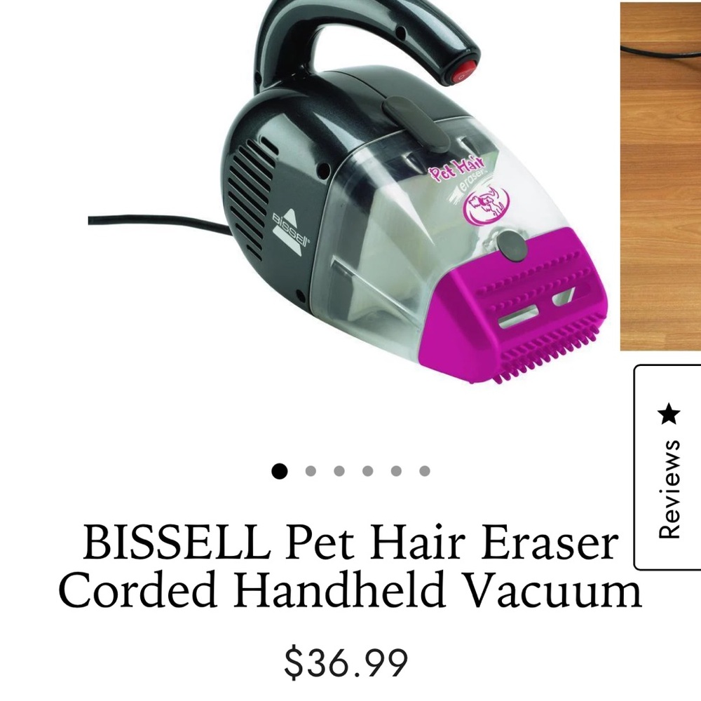 Bissell Pet Hair Eraser Vacuum - Black and Purple